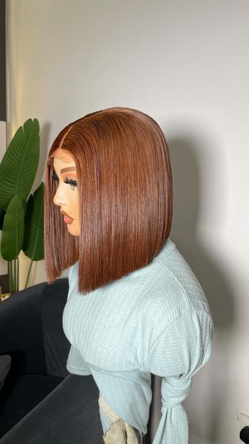 WIG Bone straight Ginger colors