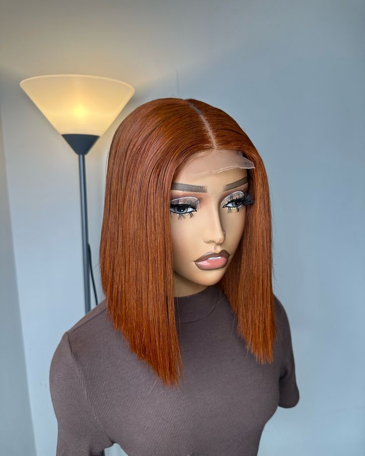 WIG Bone straight Ginger colors