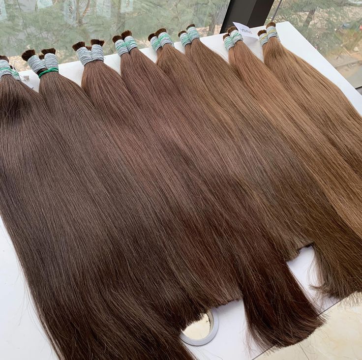 Bulk hair Brown Colors