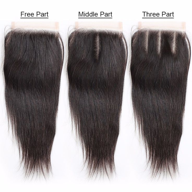Closure 2×6 straight natural colors