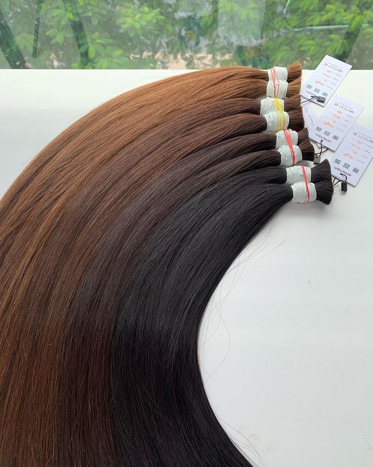 Bulk hair Brown Colors