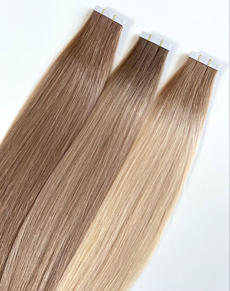 Tape in Hair Light Brown Colors