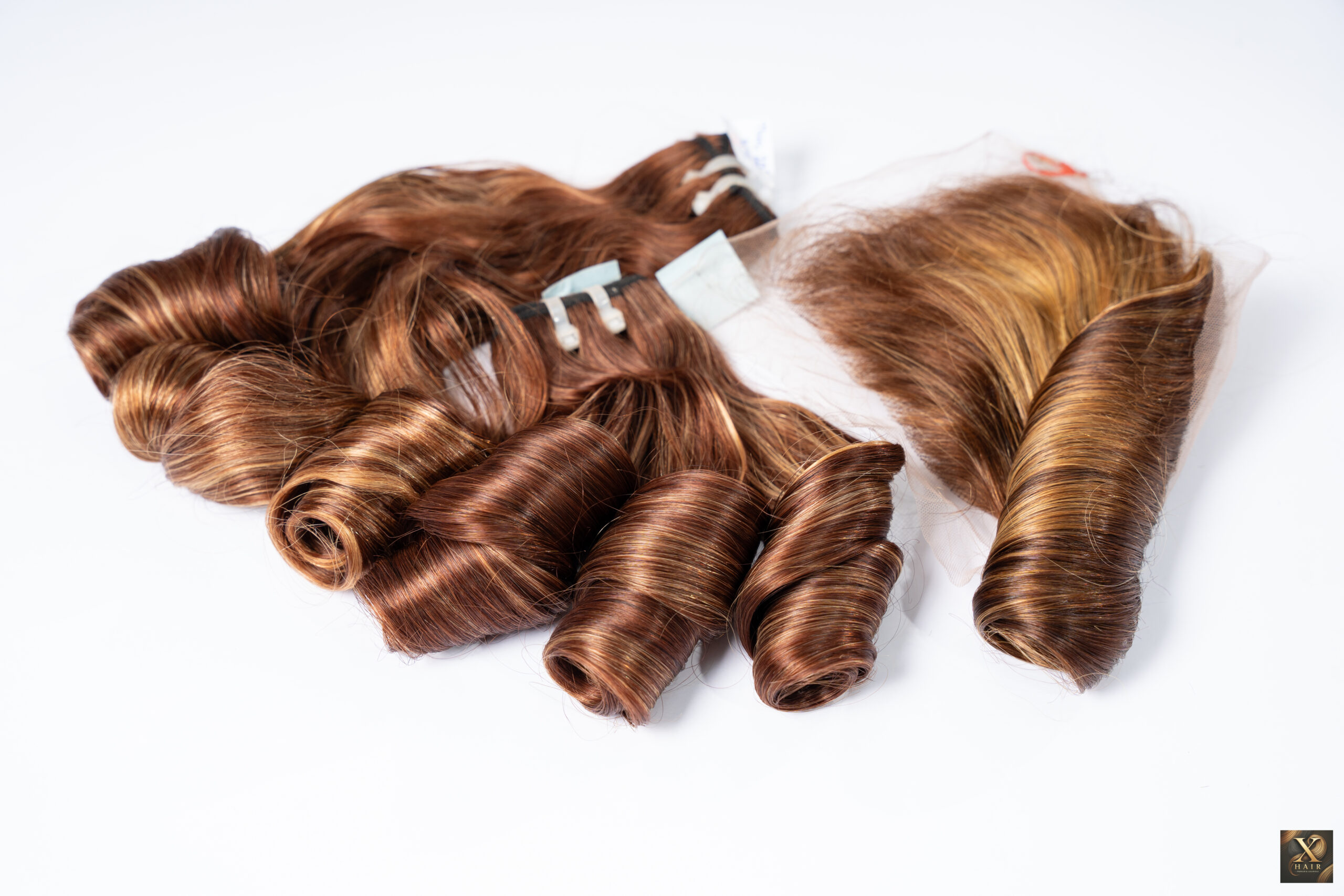 Weft Hair Bouncy Piano Colors