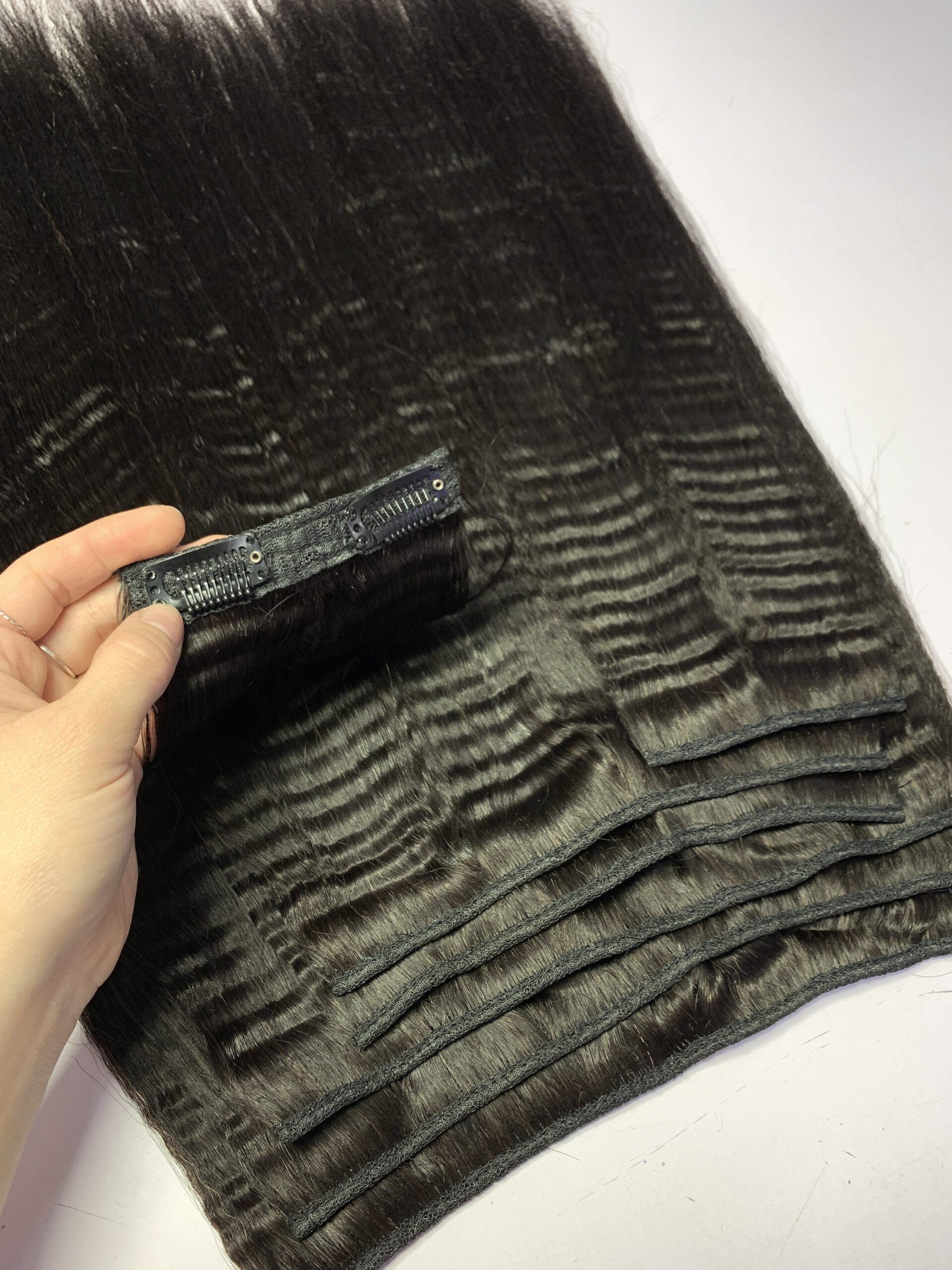 Clip in wave stamping Natural  Colors