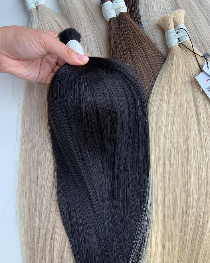 Bulk hair Baby Thin Natural Colors